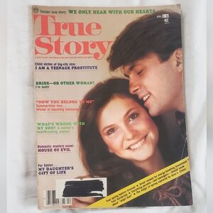 True Story Magazine Vintage April 1981 "We Only Hear With Our Hearts"